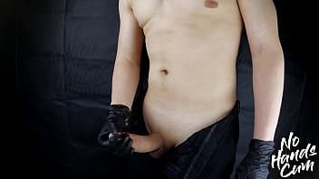 Butler In Uniform And Gloves Masturbating A Big Fat Cock At The Request Of His Mistress Orgasm