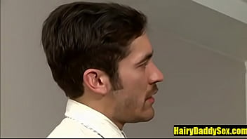 Sleazy bareback in a hotel room - HairyDaddySex.com