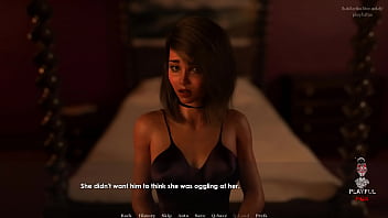 One Night Stand - Ep. 3 | A girl moans playing adult VN