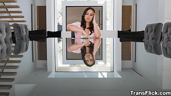 Maid Spencer Bradley decides to become flirty encouraging Ember Fiera to have a little fun with HER