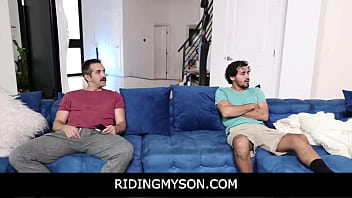 How to lose in &quot_No Nut November&quot_?, Horny stepmom Sofie Marie and naughty girlfriend Maya Woufle strip naked and seduce husband and boyfriend'_s cocks for hardcore sex