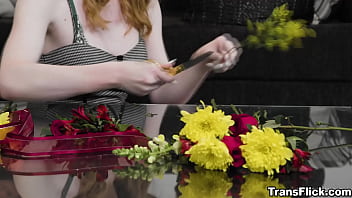 Brave tranny Erica Cherry nervously confesses her romantic feelings towards her best female friend Aiden Ashley. To her surprise Aiden responds by kissing her!