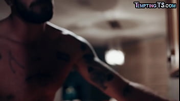 Petite 19yo transgender fucked in ass by bareback male