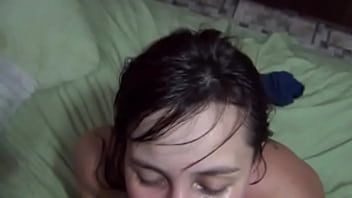 Most famous Brazilian webslut Luana gets a facial cumshot