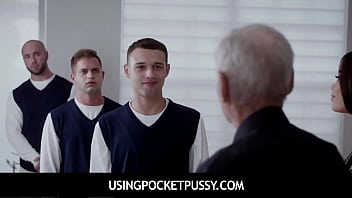 UsingPocketPussy - Freeuse Big Tits Latina MILF For Orphaned Boys During Christmas - Victoria June, Nicky Rebel, Danny Steele, Johnny The K