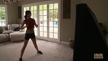 All this brunette hottie needs is a hard shaft