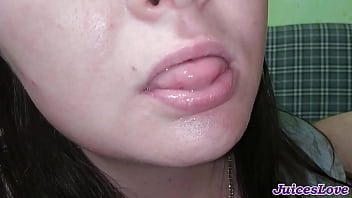 Cum swallow compilation - she real amateur cumslut