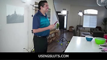 UsingSluts - Freeuse Teen Baking Show Fucking - Alex Coal, Marcus London