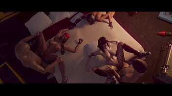 3D Hentai Fortnite Missionary DoggyStyle Orgy Fuck Uncensored Hentai