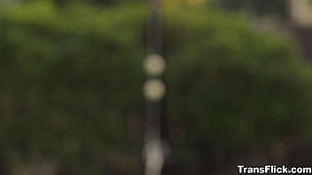 Tranny tennis player Brittney Kade and her ballsack is back in action! Now with the redhead busty super MILF Lauren Phillips!