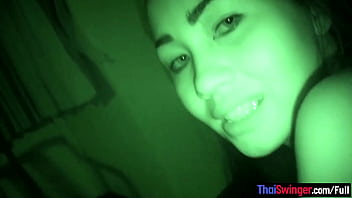 Nightvision recorded this homemade porno video of Asian girlfriend fucking