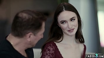 Dirty stepdad buying slutty lingerie to his teen stepdaughter Hazel Moore