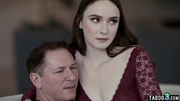 Dirty stepdad buying slutty lingerie to his teen stepdaughter Hazel Moore