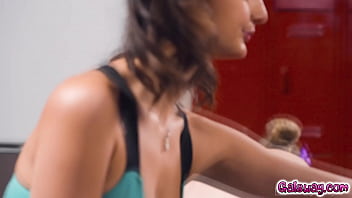 Clash of cheerleaders Coco Lovecock and Eliza Ibarra! These girls hate each other but they are still attracted to each other and end up having energetic sex!