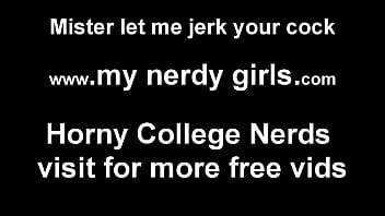 Nerdy girls like me give the best handjobs JOI