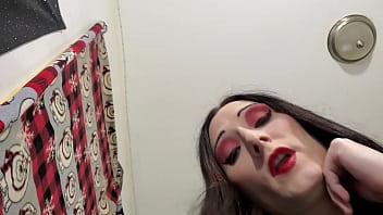 Tranny stepmom upskirt and masturbation POV