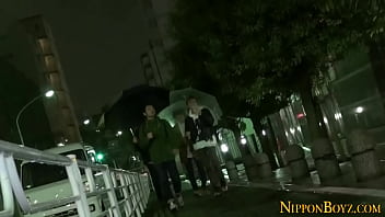 Gay japanese twinks fuck in orgy