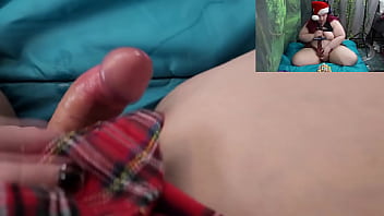 Chubby Chirstmas Tranny Makes a Gingerbread House Cums on it and Eats it POV