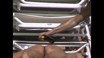 Exhibitionist Wife 42 Part 4 - MILF Heather Silk Flashing Shaved Pussy At Topless Beach Voyeur While Her Husband Films!!!