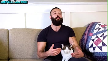 MTF hairy pussyboy fucked by bear BF after pussylicking