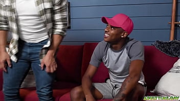 Dillion Diaz and stepson TY Santana having an intense anal sex over the couch