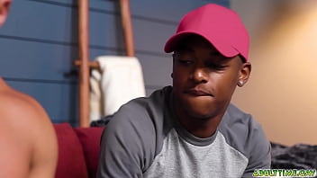 Dillion Diaz and stepson TY Santana having an intense anal sex over the couch