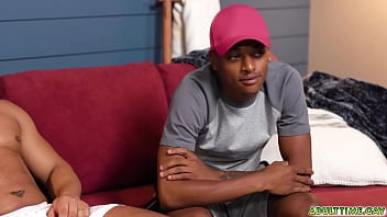 Dillion Diaz and stepson TY Santana having an intense anal sex over the couch