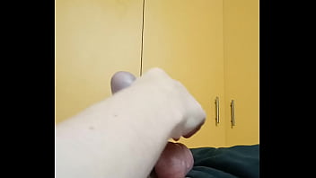 18 year old student: 4 orgasms: 3 ruined orgasms and 1 big cumshot from a big and sweet cock,Femdom