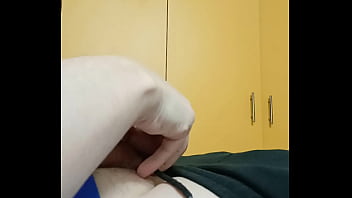 18 year old student: 4 orgasms: 3 ruined orgasms and 1 big cumshot from a big and sweet cock,Femdom