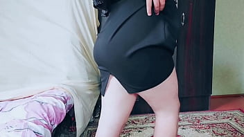 Party Mini Dress Sissy White Body Big Ass Big Butt Booty Crossdresser Femboy Lady boy Gay MTF LGBTQ