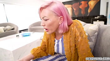 Adira Allure help Allen Swift jerking off on his raging cock