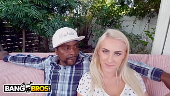 BANGBROS - Juicy Blonde PAWG Indica Monroe Filled Up By Brickzilla On Monsters Of Cock!