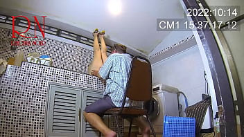 Housewife fucked in the washing machine. pussy licking, cunnilingus. Domination in laundry. Cam 1 Timer