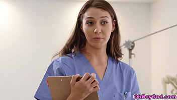 Stepmom Jennifer White and nurse Bella Rolland have one hot anal sex threesome with Joshua Lewis