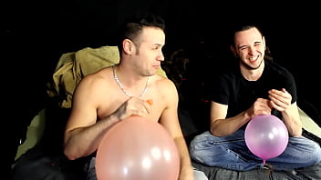Blowing up and popping balloons