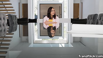 Tranny Ember Fiera fucks her maid Spencer Bradley! I would say my favourite part was when Spencer Bradley&#039_s pussy was getting cleaned, and how her eyes just roll back!