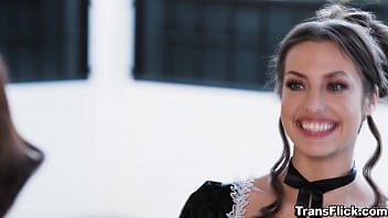 Tranny Ember Fiera fucks her maid Spencer Bradley! I would say my favourite part was when Spencer Bradley&#039_s pussy was getting cleaned, and how her eyes just roll back!