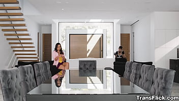 Tranny Ember Fiera fucks her maid Spencer Bradley! I would say my favourite part was when Spencer Bradley&#039_s pussy was getting cleaned, and how her eyes just roll back!