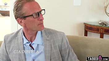 Asian teen neighbor Gia DiBella only likes old guys it made her pussy wet