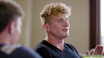 Wow, I (Max Lorde) am really lucky that I moved to a new town! Turned out my neighbor Eric Charming - an adorable redhead freckled cutie pie, was just as lonely and horny as me!