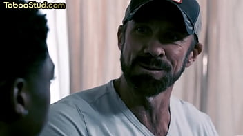 IR DILF stepdaddy enjoys barebacking with stud stepson