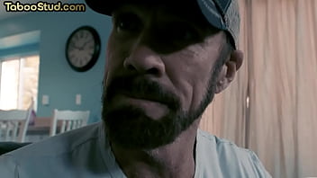 IR DILF stepdaddy enjoys barebacking with stud stepson