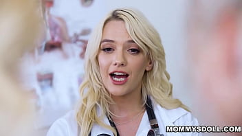 See what happens when the 18 years old teen Lily Larimar and her two stepmoms Serene Siren and Kenzie Taylor visits the family gynecologists Kenna James!