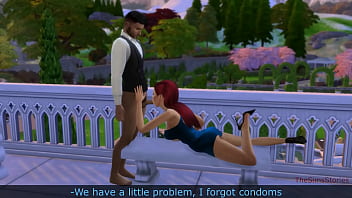 The sims 4, the groom fucks his mistress before marriage