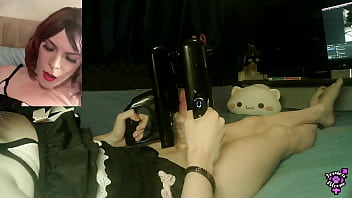 Quickshot Launch Machine Milks Sticky Load Out Jessica Bloom'_s Big Trans Cock