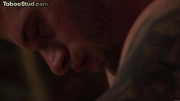 Twink stepbrother assrimmed and barebacked by stepbro stud