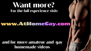 Muscled top barebacking his bf after giving blowjob