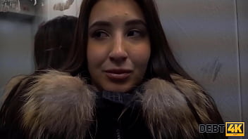 DEBT4k. Hung collector permits hottie to pay the debt using her pussy