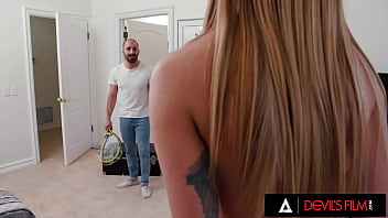 DEVILS FILM - Hottie Haley Reed Jumps On A Guy Who Wants To Pound Her With His Cock