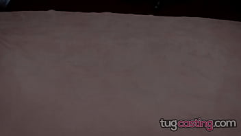 TUG CASTING Aspiring actress Kenzie Taylor jerks cock to earn big screen movie role